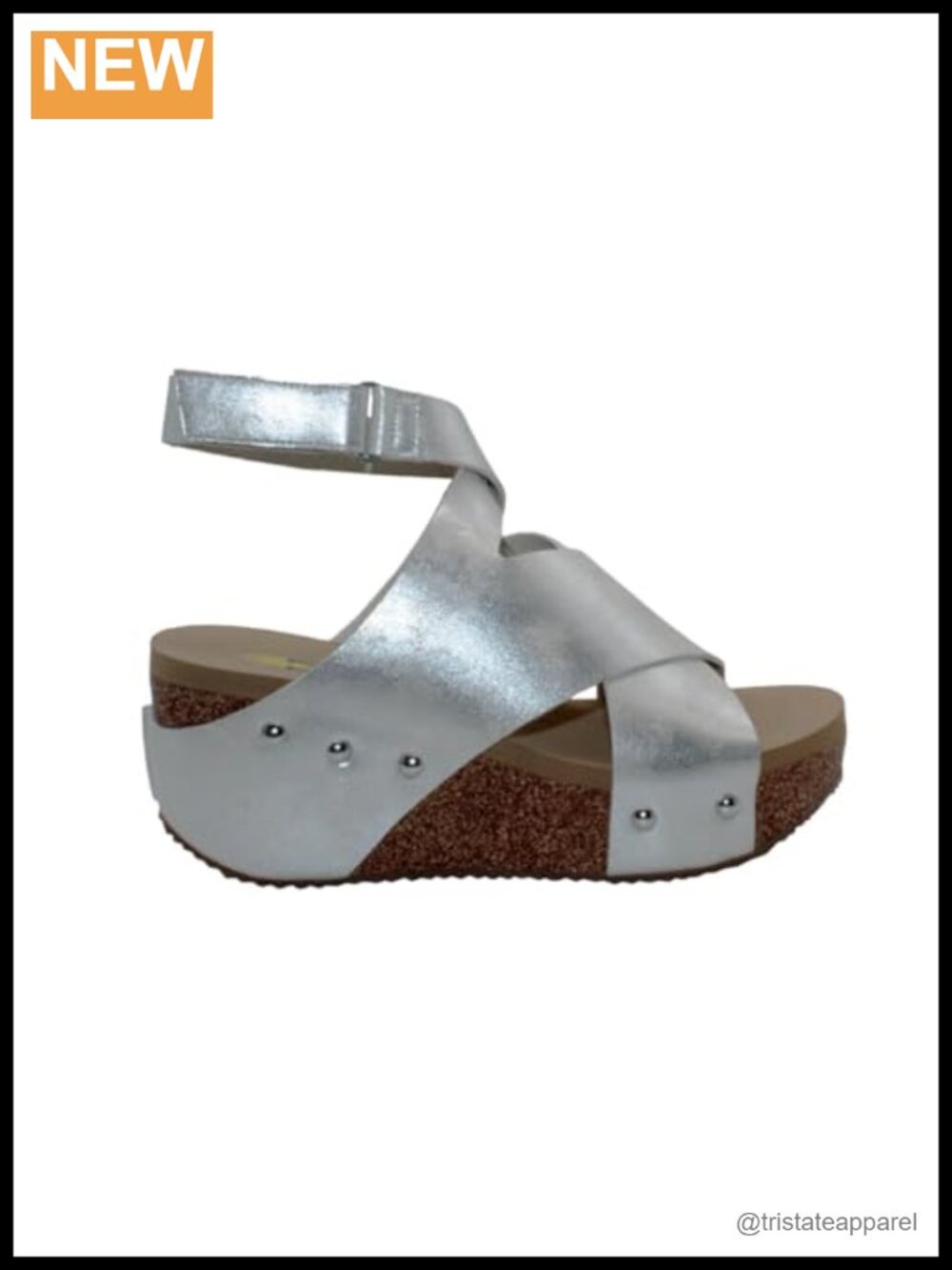 Faux Leather Wedge Slingback Sandals Ultra Comfort EVA Insole